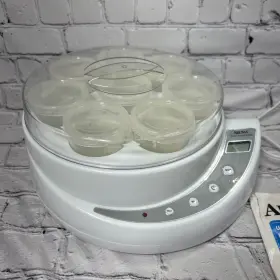 Aroma Housewares Aym-606 Digital 8 Cup Yogurt Maker Each Container Holds 1