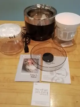 Bear Snj-c1051 Yogurt Maker Greek Machine With Strainer And Timer Control
