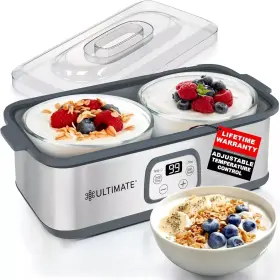 Branded 313056113151 Yogurt Maker With Adjustable Time And Temp Control