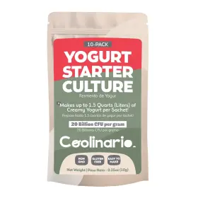 Coolinario 628774082062 Yogurt Starter Culture 10-pack Live Cultures For Homemade