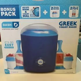 Dash 189751 Greek Yogurt Maker Bonus Value Pack New In Open Box Model