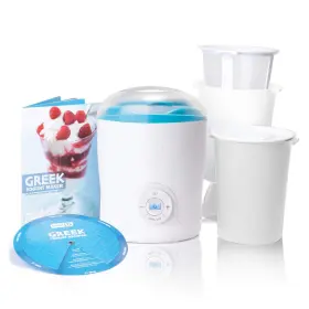 Dash 651137778906 Greek Yogurt Maker Machine Lcd Display And Containers Parfaits Time Control