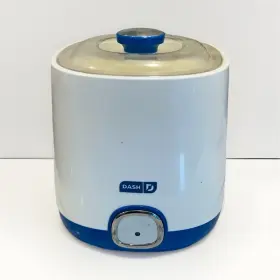 Dash Dsy101blu Yogurt Maker White And Blue With Container Lid