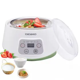 Didimo 016392133653 Yogurt Maker Greek With Timer Control And Strainer Make