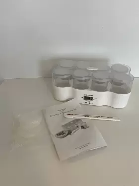 Donvier 7418 Electronic Yogurt Maker Model 83 Complete Set