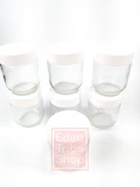 Euro Cuisine 313031441491 Glass Jars Lid Container Yogurt Maker Model Ym80 Ym100 Set Of 7