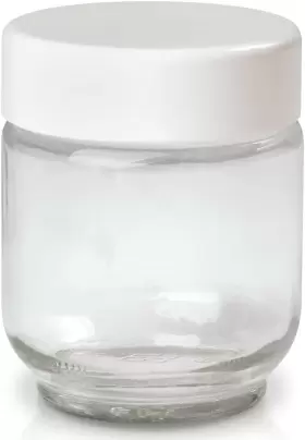 Euro Cuisine 696566554141 Glass Jars For Yogurt Maker Set Of 8