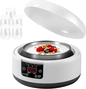 Hwduj 09ykhj 36 Hour Yogurt Maker 1.2l Automatic Digital Yoghurt Machine Lcd Display