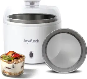 Joymech 445003753790 Compact Yogurt Maker Machine With Strainer Greek Cons