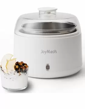 Joymech 744759686589 Yogurt Maker Compact Greek Machine With Constant Temperatu