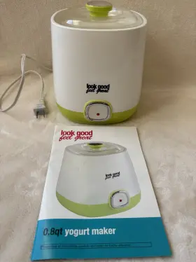 Look Good Feel Great Ym-6-2393 0.8 Quart Yogurt Maker Model No