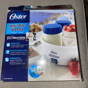 Oster Ckstm1001 New Mykonos Greek Yogurt Maker - Open Box Model #