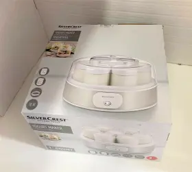 Silvercrest Sjb182a Silver Crest Yogurt Maker Euro Style Kitchen Model # -new In Box