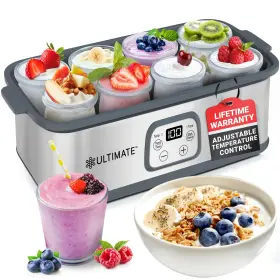 Ultimate 69d929e9cbcdb7a99d85b1f4 Probiotic Yogurt Maker With Adjustable Temperature And Time Control Make