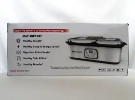 Ultimate Health Solutions Uym-002 Probiotic Yogurt Maker 2 Quart Make Your Own Fresh Nob