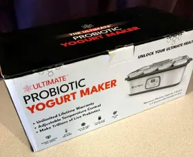 Ultimate Snj-159 Probiotic Yogurt Maker 8 Jars. Adjustable Temperature And Time Control