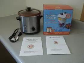 Vitaclay Vs7600-2c Yogurt Maker Crock Pot 2 Quart In 1 And Clay Slow Cooker