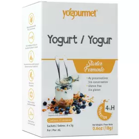 Yogourmet 313026520507 Yogurt Starter 6 Pack - Make At Home Culture All